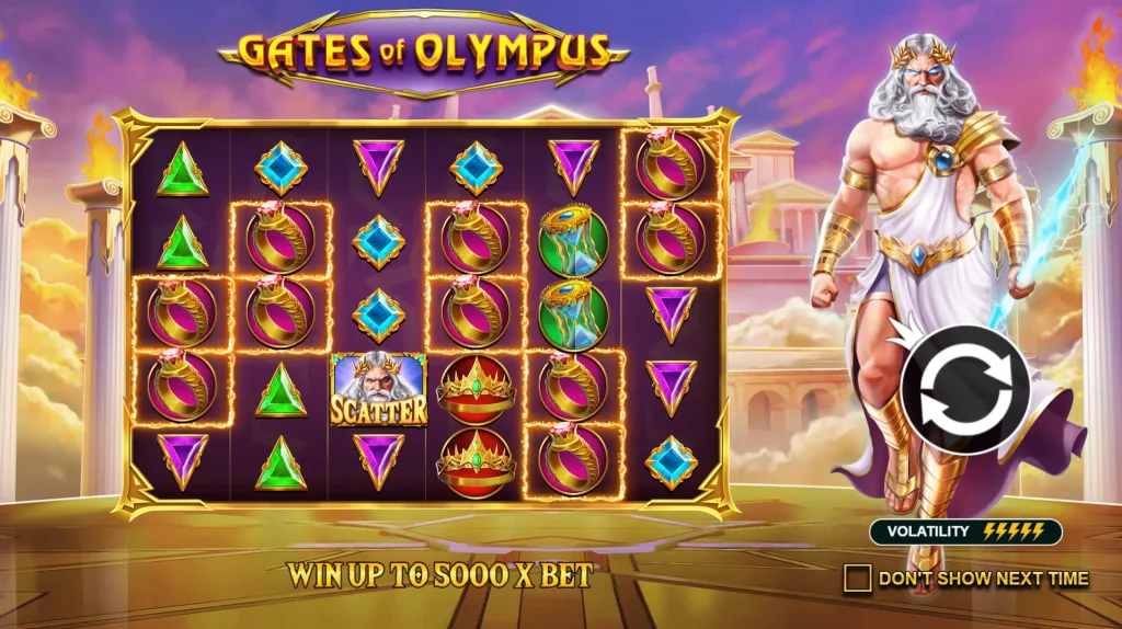 where to play gates of olympus